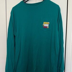 Southern Tide Aqua Long Sleeve Shirt